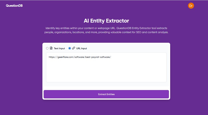 AI Entity Extractor