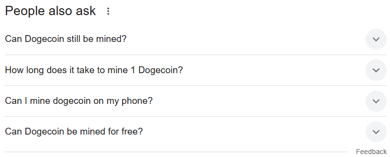 FAQs about Dogecoin mining including phone mining questions.